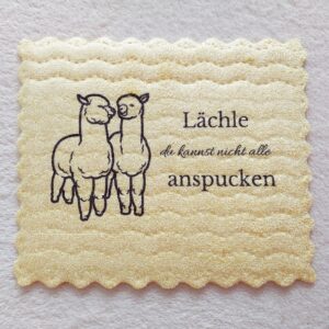 Schwammtuch "Lächle", Artikel Nr. 142